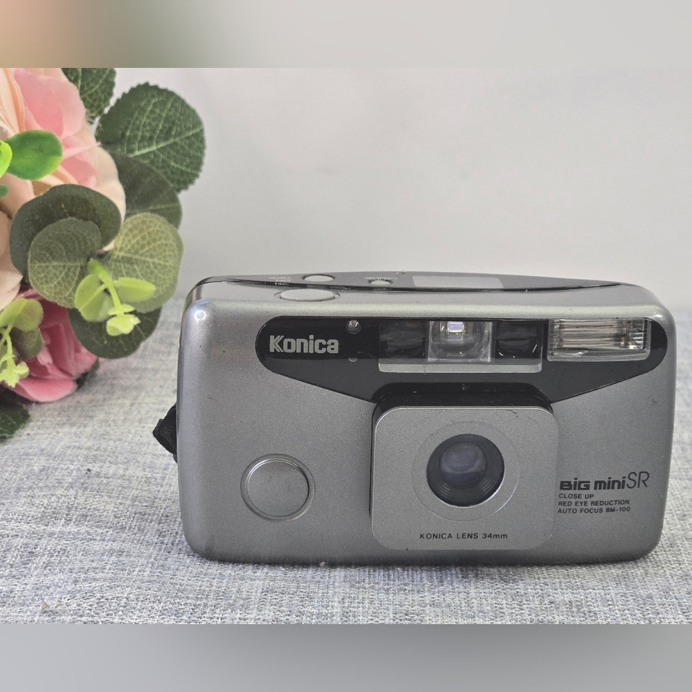 Vintage Konica Big Mini‎ SR BM100  35mm Point & Shoot Film Camera Working
